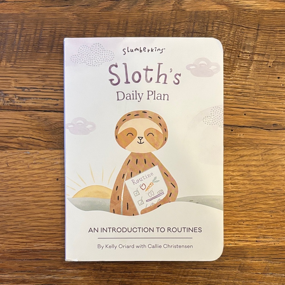 Slumberkins Sloth's Daily Plan Children's Book